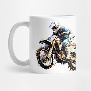 Moto Racing Fast Speed Competition Abstract Mug